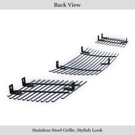 APS GR14HED22S - Polished Stainless Steel Main Upper Horizontal Billet Grille