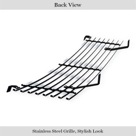 APS GR14HED39C - Hairline Stainless Steel Main Upper Horizontal Billet Grille