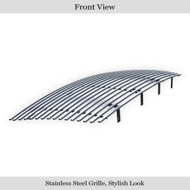 APS GR14HED47S - Polished Stainless Steel Main Upper Horizontal Billet Grille