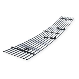 APS GR14HED48S - Polished Stainless Steel Lower Bumper Horizontal Billet Grille