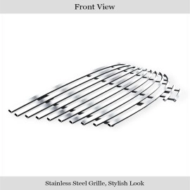 APS GR14HFD76C - Hairline Stainless Steel Main Upper Horizontal Billet Grille