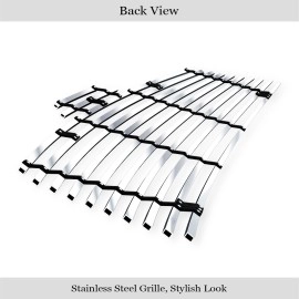 APS GR14HFD76C - Hairline Stainless Steel Main Upper Horizontal Billet Grille