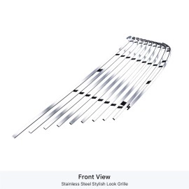 APS GR14HFD85C - Hairline Stainless Steel Main Upper Horizontal Billet Grille