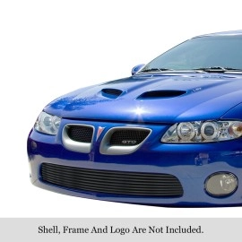 APS GR16FEH07J - Black Stainless Steel Lower Bumper Horizontal Billet Grille