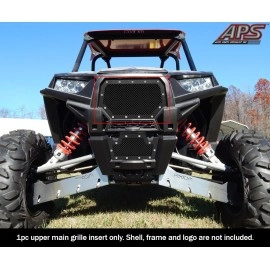 APS GR16LFJ07H - Black Stainless Steel Main Upper 1.8mm Wire Mesh Grille w/ Rivet