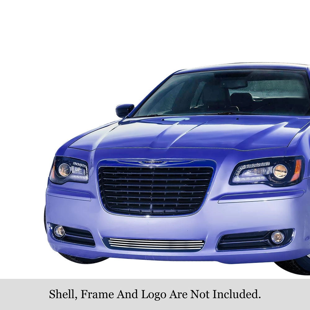 APS GR18FFC01S - Polished Stainless Steel Lower Bumper Horizontal Billet Grille