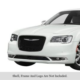 APS GR18FFC80J - Black Stainless Steel Lower Bumper Horizontal Billet Grille
