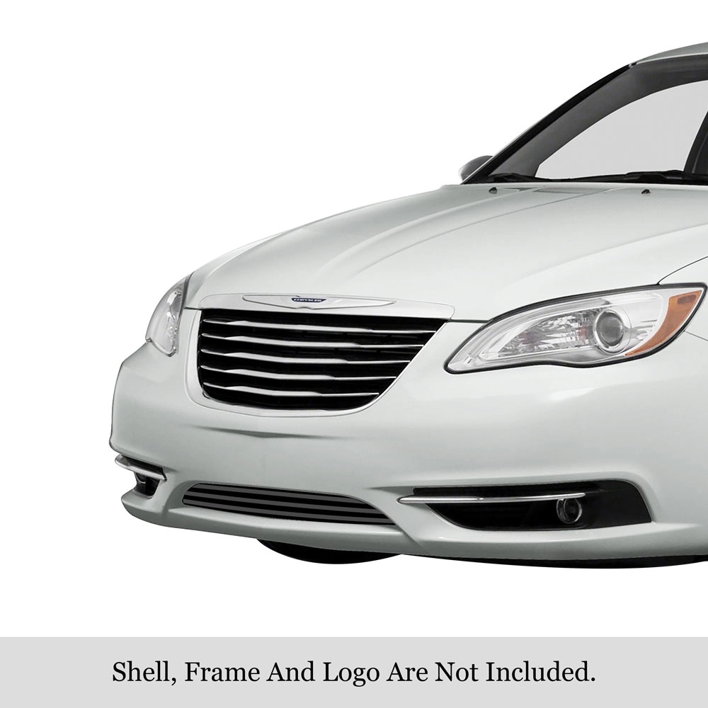 APS GR18FFH73J - Black Stainless Steel Lower Bumper Horizontal Billet Grille