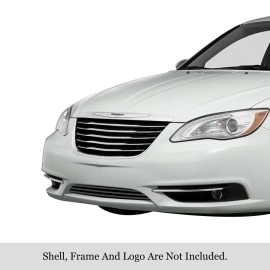 APS GR18FFH73J - Black Stainless Steel Lower Bumper Horizontal Billet Grille