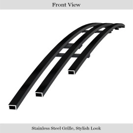 APS GR18FFH73J - Black Stainless Steel Lower Bumper Horizontal Billet Grille
