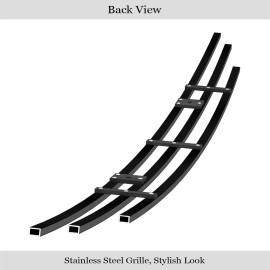 APS GR18FFH73J - Black Stainless Steel Lower Bumper Horizontal Billet Grille