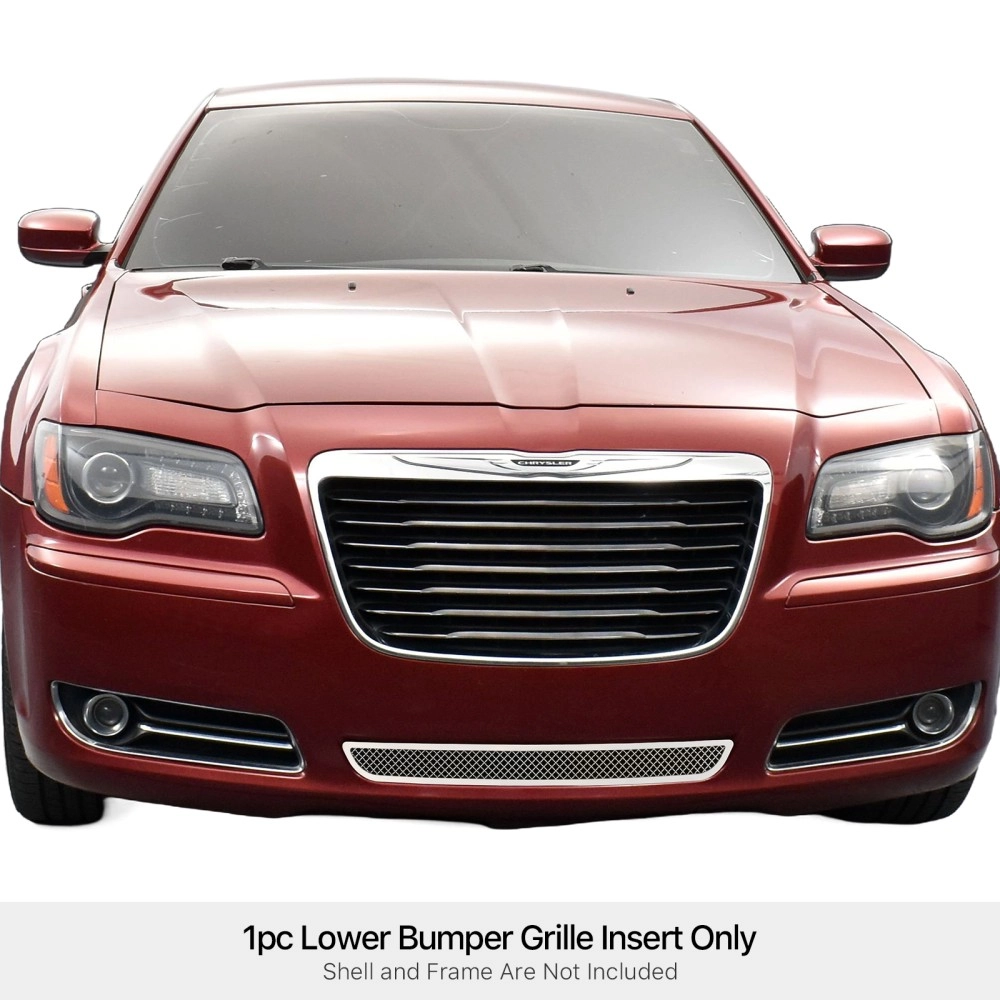 APS GR18GFC01R - Polished Stainless Steel Lower Bumper 1.8mm Wire Mesh Grille