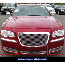 APS GR18GFC02S - Polished Stainless Steel Fog Light Cover 2.5mm Wire Mesh Grille