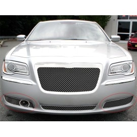 APS GR18GFC03S - Polished Stainless Steel Fog Light Cover 2.5mm Wire Mesh Grille