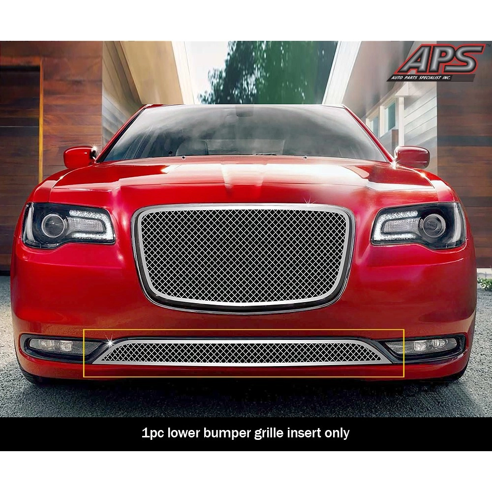 APS GR18GFC79S - Polished Stainless Steel Lower Bumper 2.5mm Wire Mesh Grille