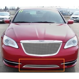 APS GR18GFH73T - Polished Stainless Steel Lower Bumper 1.8mm Wire Mesh Grille