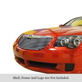 APS GR18HFE25C - Hairline Stainless Steel Main Upper Horizontal Billet Grille