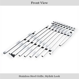APS GR18HFE25C - Hairline Stainless Steel Main Upper Horizontal Billet Grille