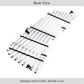 APS GR18HFE25C - Hairline Stainless Steel Main Upper Horizontal Billet Grille