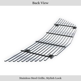 APS GR18HFH72S - Polished Stainless Steel Main Upper Horizontal Billet Grille