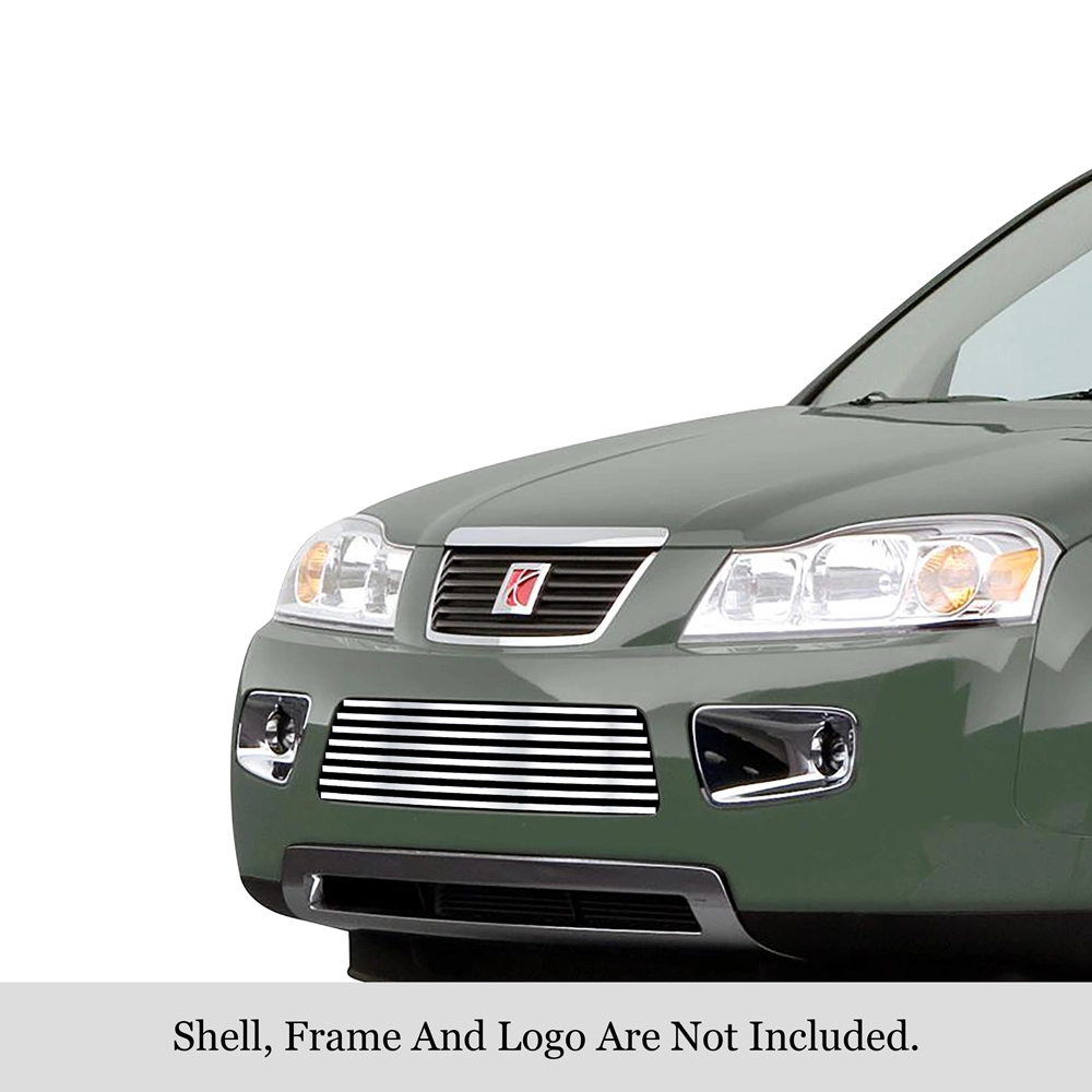 APS GR19HGF13C - Hairline Stainless Steel Lower Bumper Horizontal Billet Grille