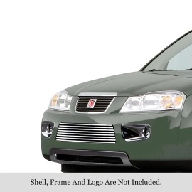 APS GR19HGF13C - Hairline Stainless Steel Lower Bumper Horizontal Billet Grille