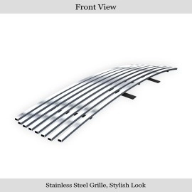 APS GR19HGF13C - Hairline Stainless Steel Lower Bumper Horizontal Billet Grille