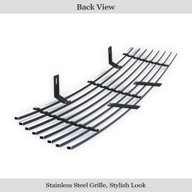 APS GR19HGF13C - Hairline Stainless Steel Lower Bumper Horizontal Billet Grille