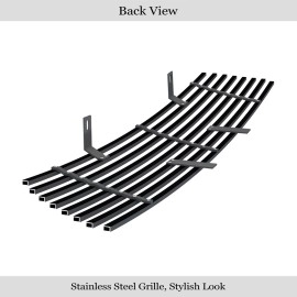 APS GR19HGF13J - Black Stainless Steel Lower Bumper Horizontal Billet Grille