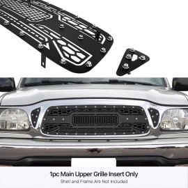 APS GR20DED65M - Black Stainless Steel Main Upper Laser Cut Grille