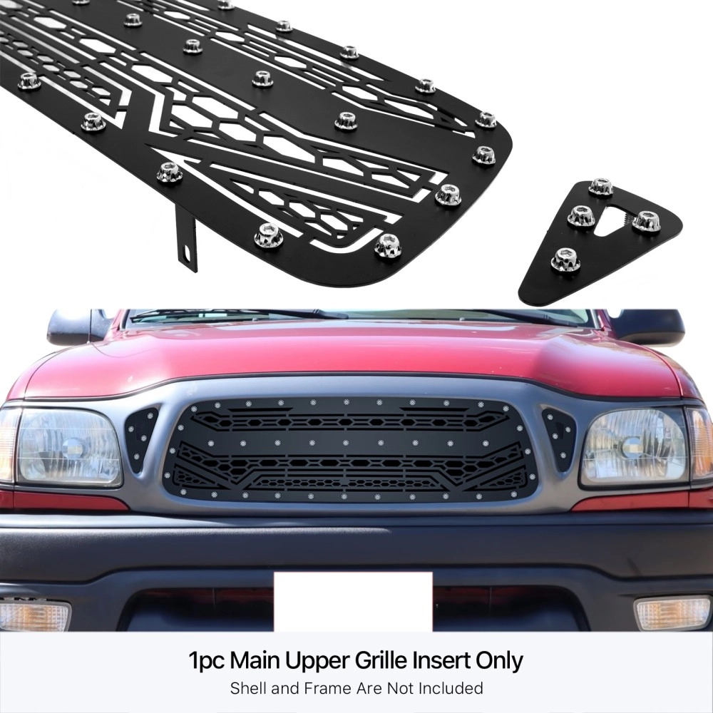 APS GR20DED65N - Black Stainless Steel Main Upper Laser Cut Grille