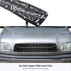 APS GR20DED83N - Black Stainless Steel Main Upper Laser Cut Grille