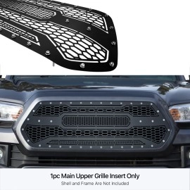 APS GR20DFC58M - Black Stainless Steel Main Upper Laser Cut Grille