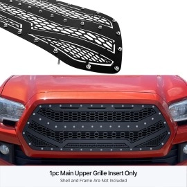 APS GR20DFC58N - Black Stainless Steel Main Upper Laser Cut Grille