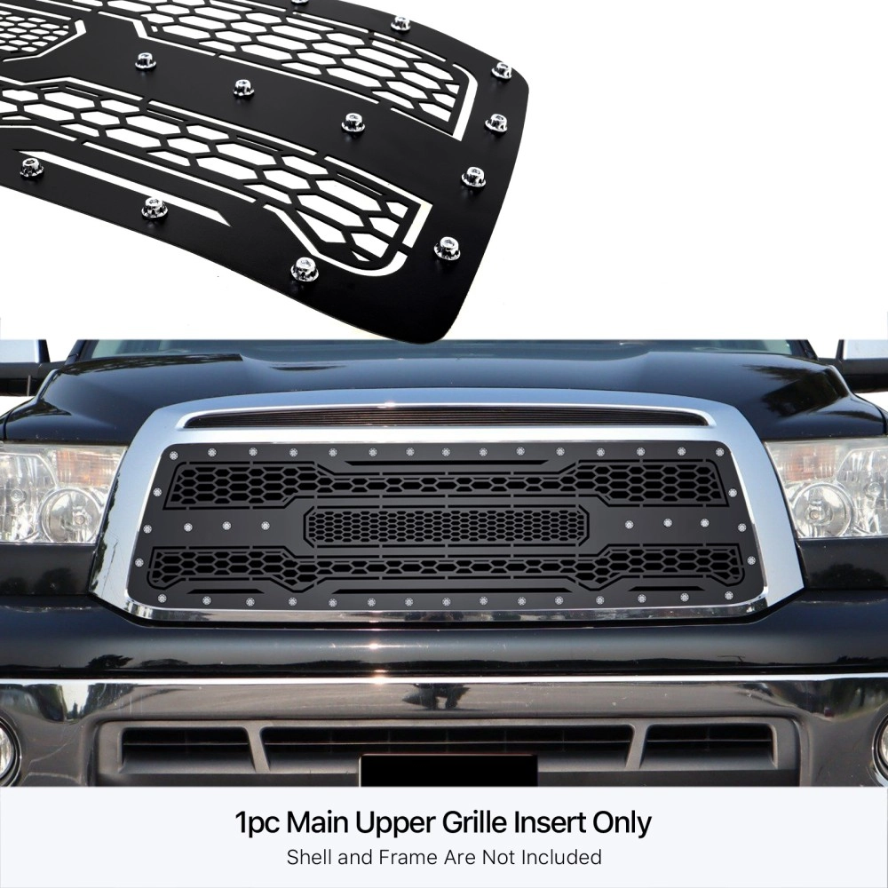 APS GR20DFG55M - Black Stainless Steel Main Upper Laser Cut Grille