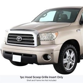 APS GR20FEA50S - Polished Stainless Steel Hood Scoop Horizontal Billet Grille
