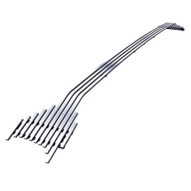 APS GR20FEA81S - Polished Stainless Steel Lower Bumper Horizontal Billet Grille