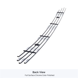 APS GR20FEB34S - Polished Stainless Steel Lower Bumper Horizontal Billet Grille