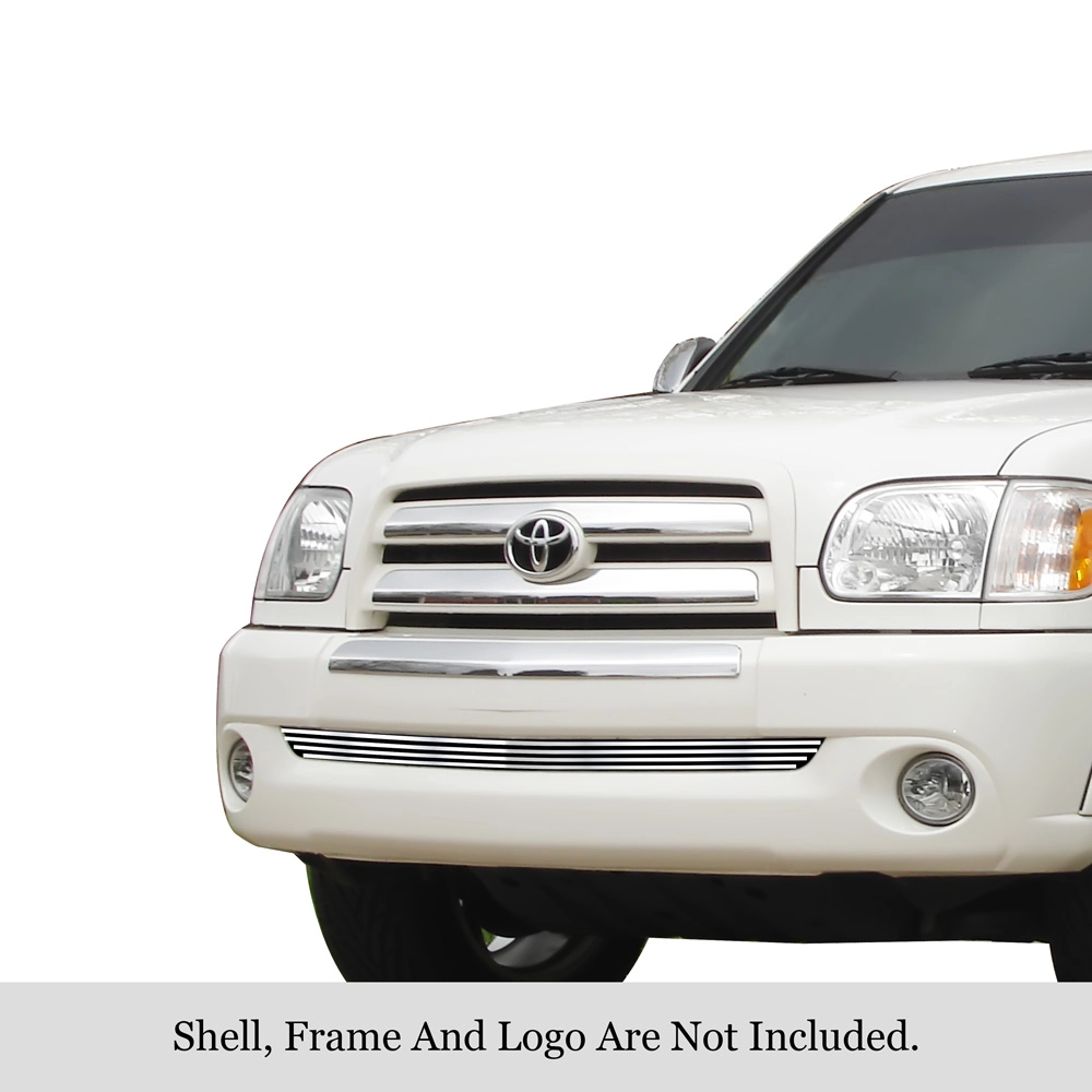 APS GR20FEC96S - Polished Stainless Steel Lower Bumper Horizontal Billet Grille