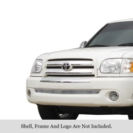 APS GR20FEC96S - Polished Stainless Steel Lower Bumper Horizontal Billet Grille