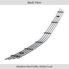 APS GR20FEC96S - Polished Stainless Steel Lower Bumper Horizontal Billet Grille