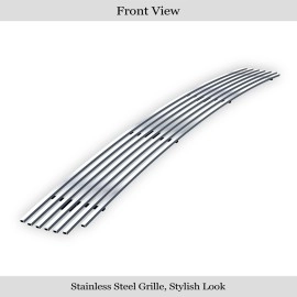 APS GR20FEC97S - Polished Stainless Steel Lower Bumper Horizontal Billet Grille