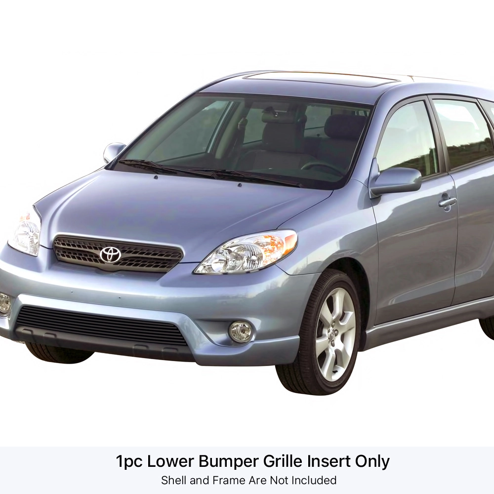 APS GR20FED27J - Black Stainless Steel Lower Bumper Horizontal Billet Grille