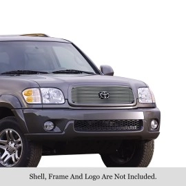 APS GR20FED28S - Polished Stainless Steel Main Upper Horizontal Billet Grille
