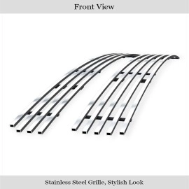 APS GR20FED41S - Polished Stainless Steel Lower Bumper Horizontal Billet Grille
