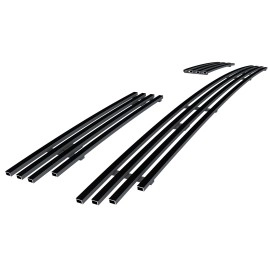 APS GR20FEE77J - Black Stainless Steel Lower Bumper Horizontal Billet Grille