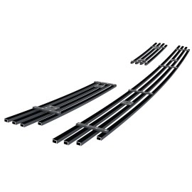 APS GR20FEE77J - Black Stainless Steel Lower Bumper Horizontal Billet Grille