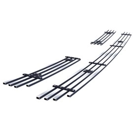 APS GR20FEE77S - Polished Stainless Steel Lower Bumper Horizontal Billet Grille