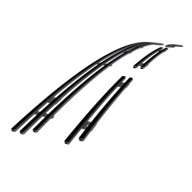 APS GR20FEE80J - Black Stainless Steel Lower Bumper Horizontal Billet Grille
