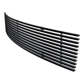 APS GR20FEI78J - Black Stainless Steel Lower Bumper Horizontal Billet Grille